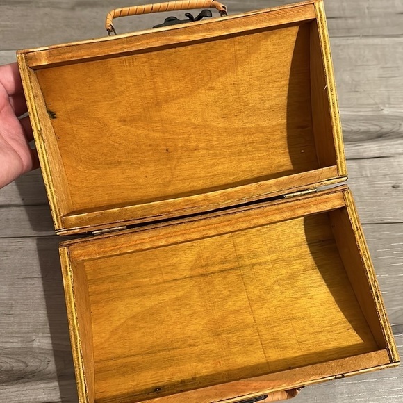 Vintage wooden purse - Picture 3 of 3